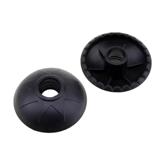 harayaa 2Pcs Portable Snow Basket, Round Trekking Poles Snow Ski Mud Baskets, Hiking Walking Sticks Replacement Tip Protectors Accs
