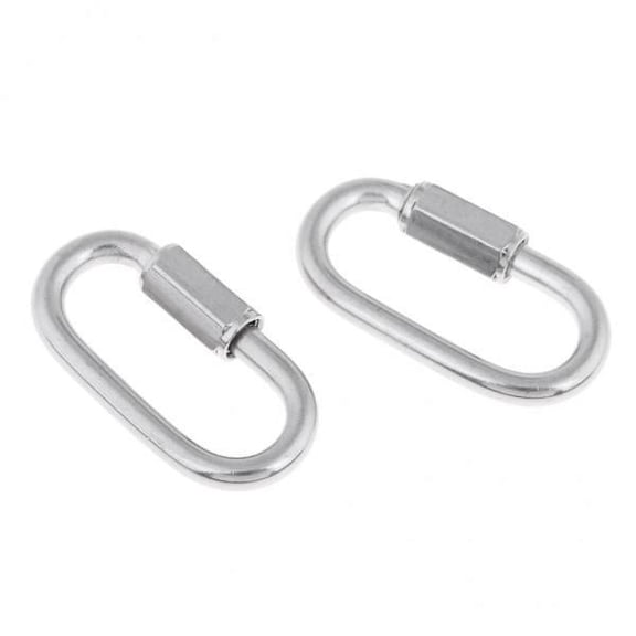 harayaa 2x 2 Units of Quick Link Carabiner for Diving Swimming