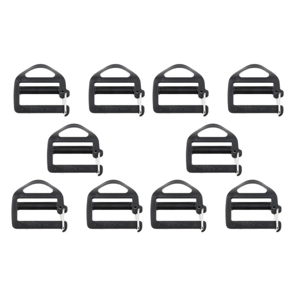 harayaa 2x 5pcs Plastic Buckles 1 Inch Fasteners for Webbing Strap Collars Belt Harness