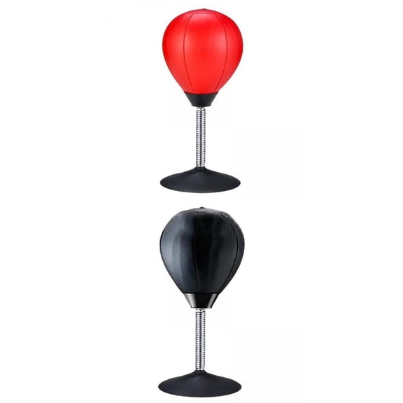 harayaa 2x Desktop Punch Bag Table Boxing Ball Training Hit Ball for Kids Coworkers