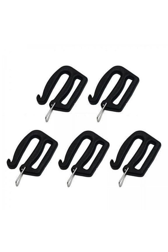 2x G Hook Webbing Buckles, Belt Clips Quick Release DIY 25mm Hardware Webbing