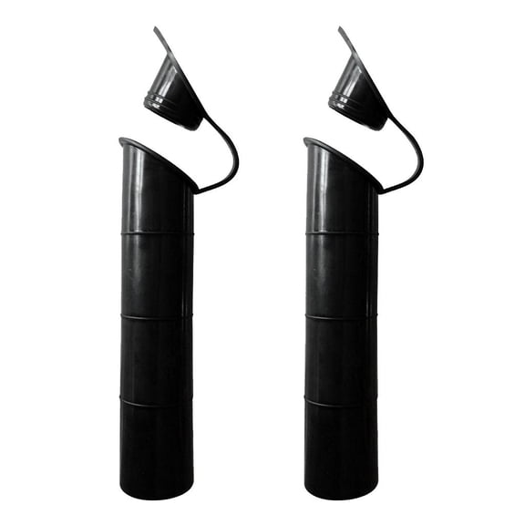 harayaa 2x Rubber 30 degree Inner Tube Liner Sleeve for Boat Yacht Fishing Rod Pole Holder