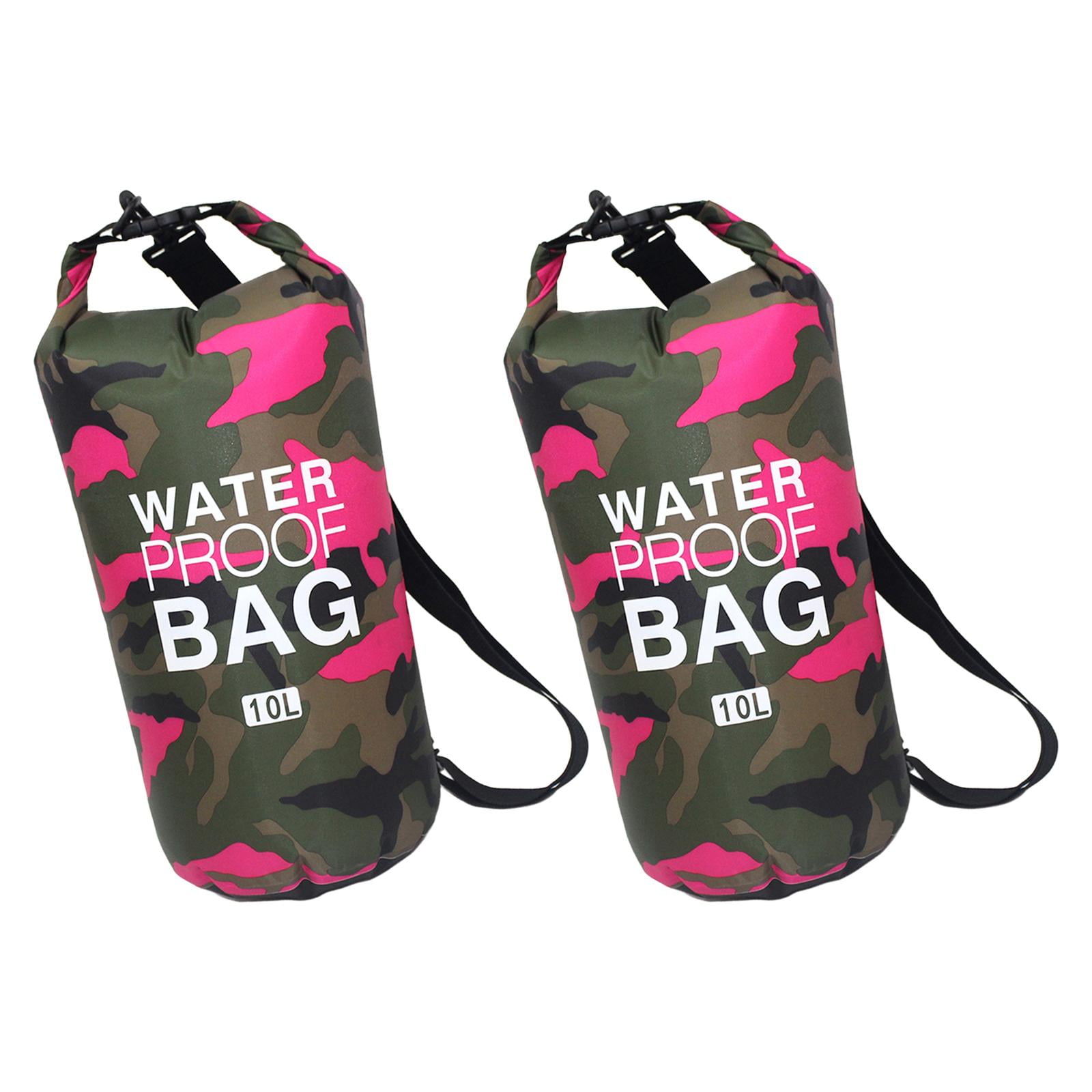 harayaa 2x Waterproof Backpack, Dry Bag Shoulder Bag, Floating Bag Storage, Portable Dry