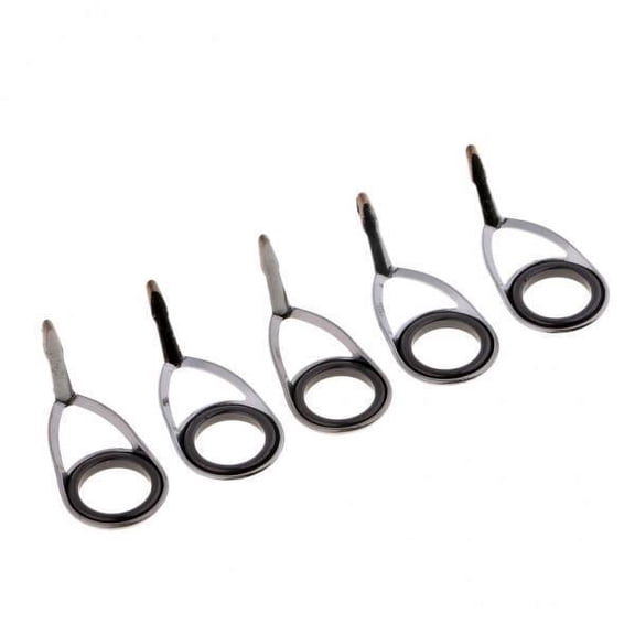 harayaa 2x5pcs Fishing Rod Eyes SIC Ring Spinning Rod Guides Line Rings 9mm