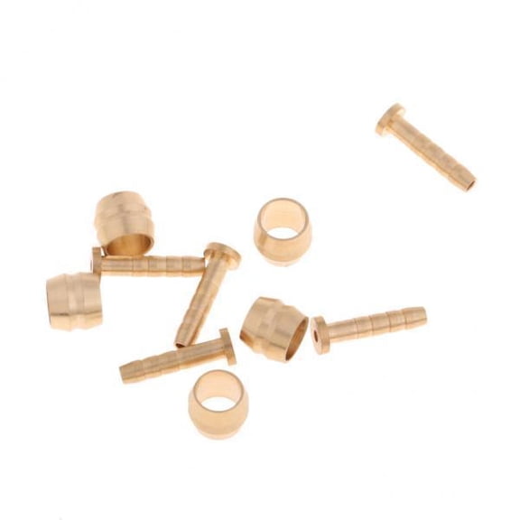 harayaa 2xCopper Bike Brake Olive Connector Insert Set for BH59 Brake Hydraulic Hose
