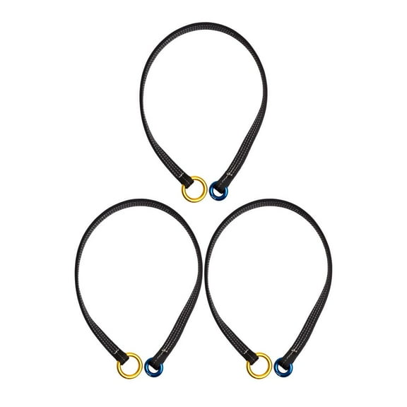 harayaa 3Pcs Pro Tree Arborist Climbing 90/120cm Rope Friction Saver Loop Gear Equipment