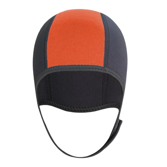 harayaa 3mm Neoprene Scuba Diving Hat Dive Hood Surfing Hat Flexible Adjustable Swimming orange
