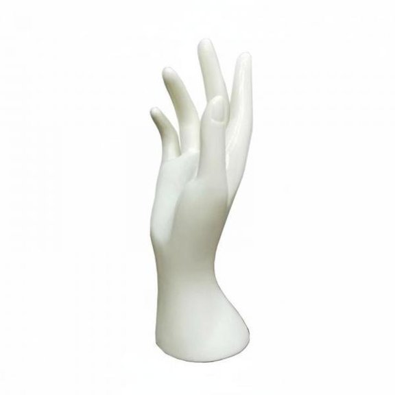 harayaa 4 Easy-to-Clean Fake Hand Display Stands with Presentation Strip. Ideal for Shop 2 Pcs