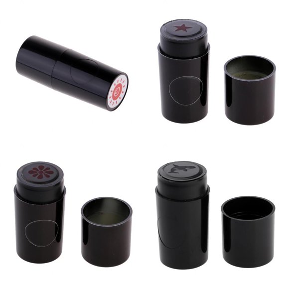 harayaa 4 Pcs Golf Ball Stamp Stamper Marker Club Giveaways Prize Keepsake Souvenir Golf