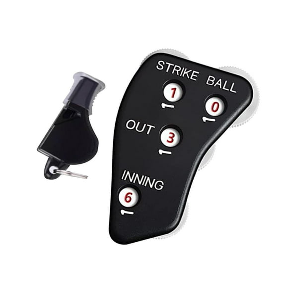 harayaa 4 Wheel Baseball Umpire Ball Strike Counter Umpire Indicator Scoring Device Outs