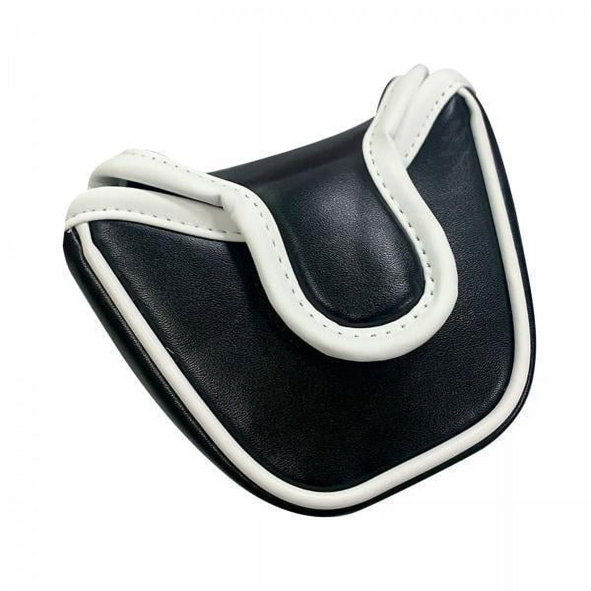 harayaa 4x Golf Mallet Headcover Club Cover Made of PU Leather Black