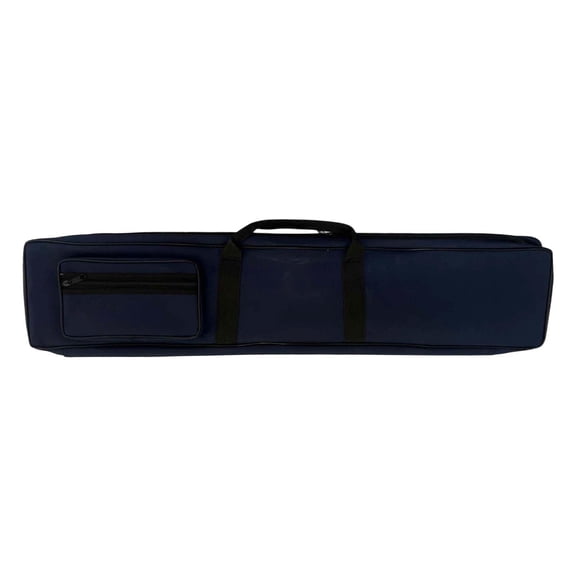 harayaa 4x4 Billiards Pool Cue Case Portable Anti Scratch with External Pocket Organizer Grey Blue