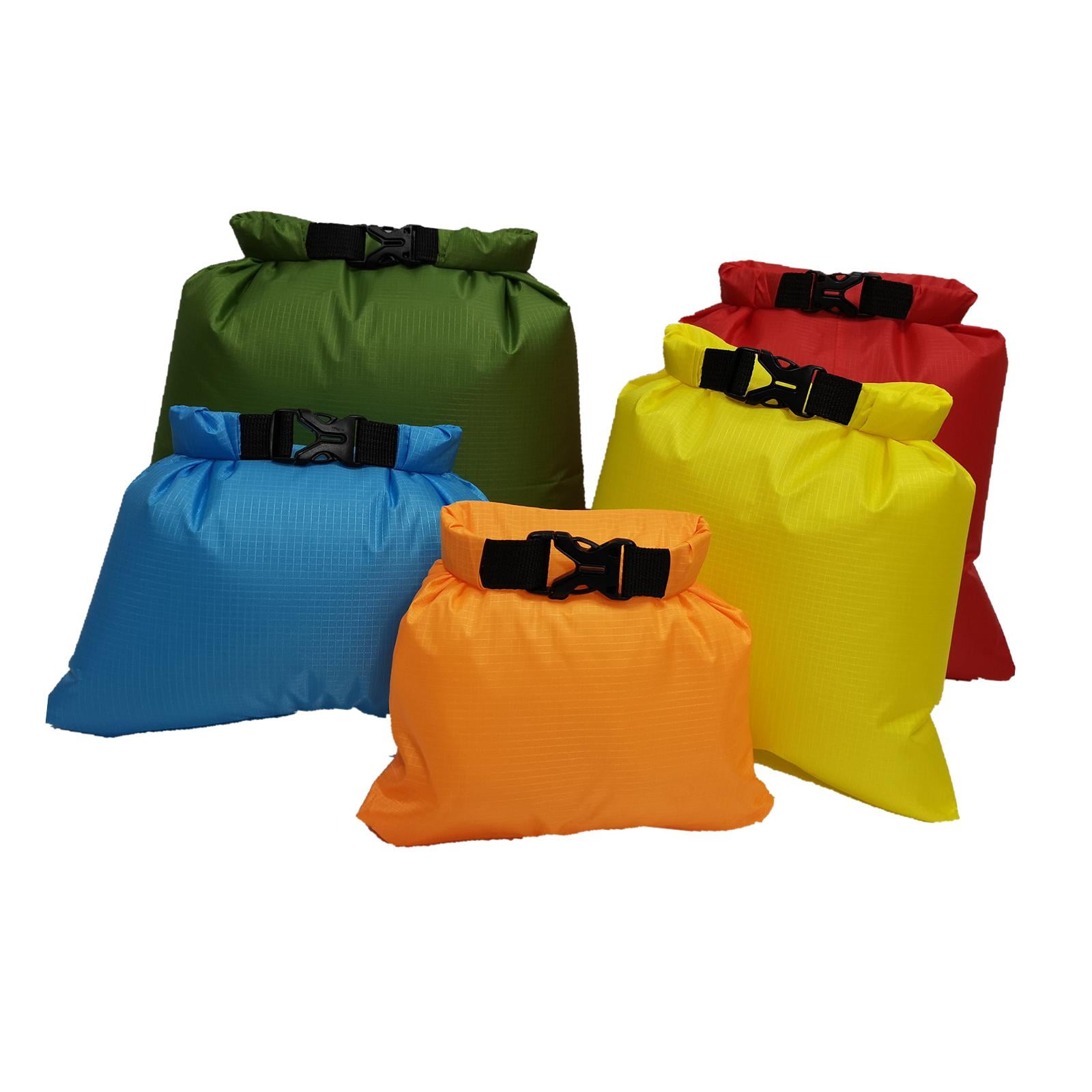 harayaa 5 Pieces Dry Bag Marine 1.5L 2.5L 3.5L 4.5L 6L Portable Multifunctional Multiple Style C
