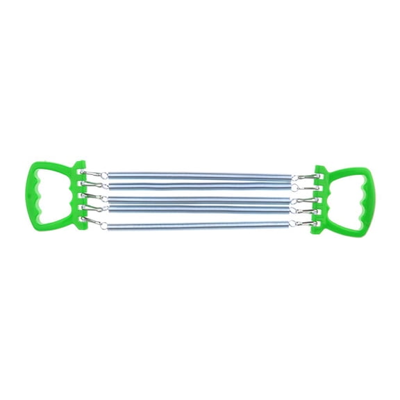 harayaa 5 Spring Chest Expander Exercise Device Puller Fitness Resistance Band Equipment Green