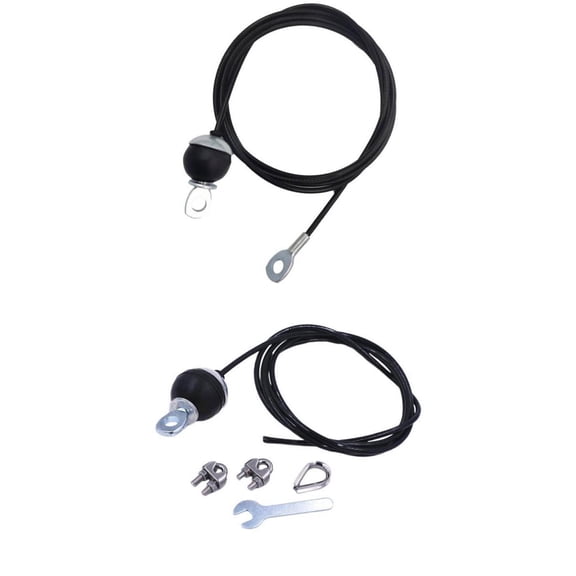 harayaa 5mm 2m Adjustable Fitness DIY Pulley Cable Rope System for Biceps Back
