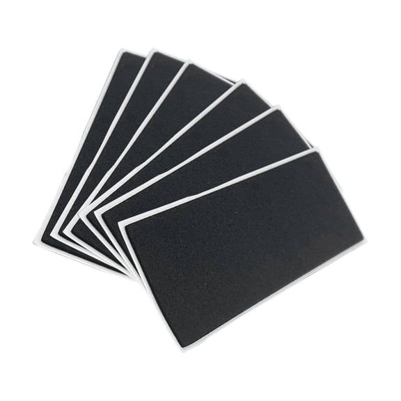 harayaa 6 Pieces Finger Skateboard Stickers, Fingerboard Deck Tape Stickers, Comfortable White Black