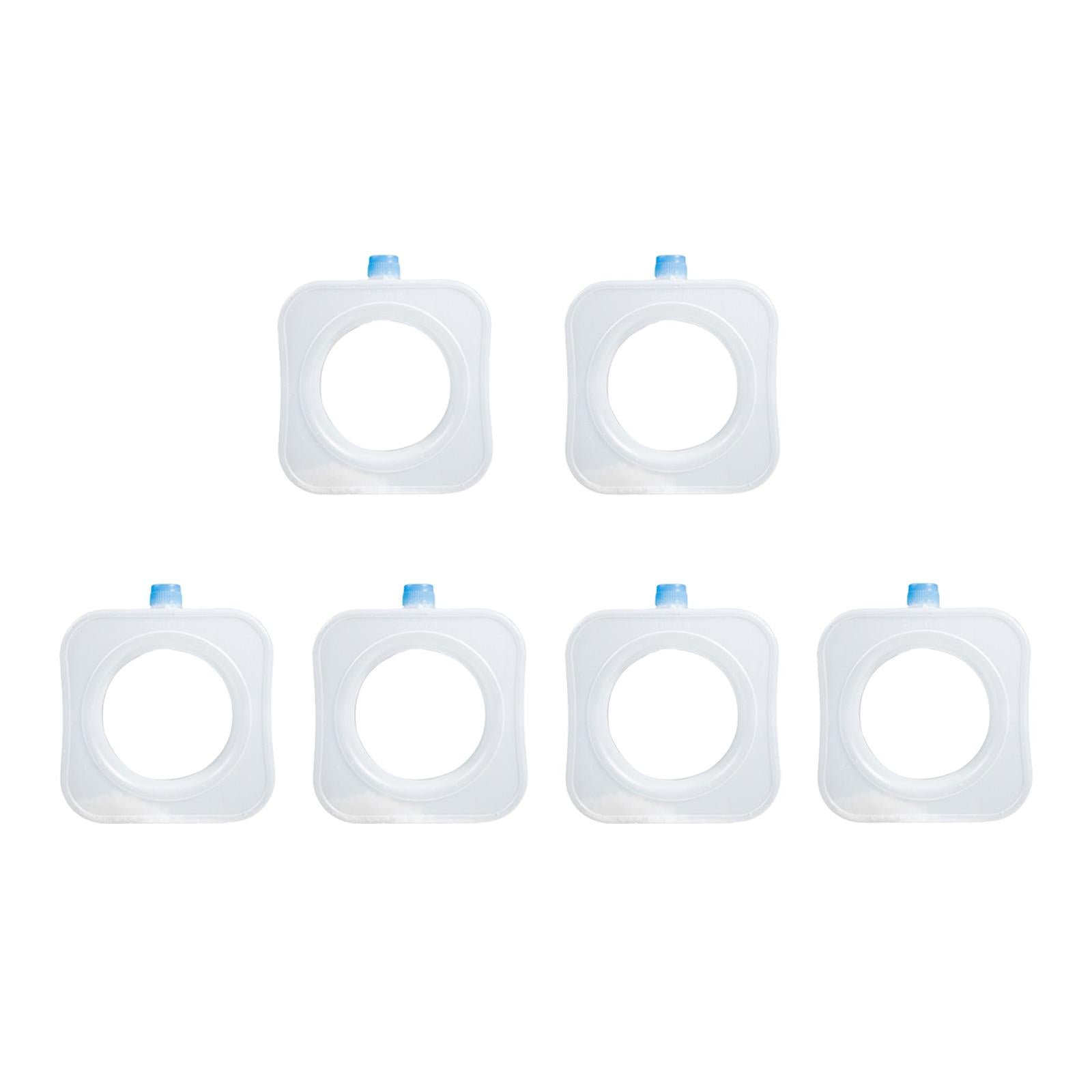 harayaa 6 Pieces Freezer Packs Cooling Elements Travel Ice Freezer Blocks for Picnic 13.5cmx11.5cmx4cm
