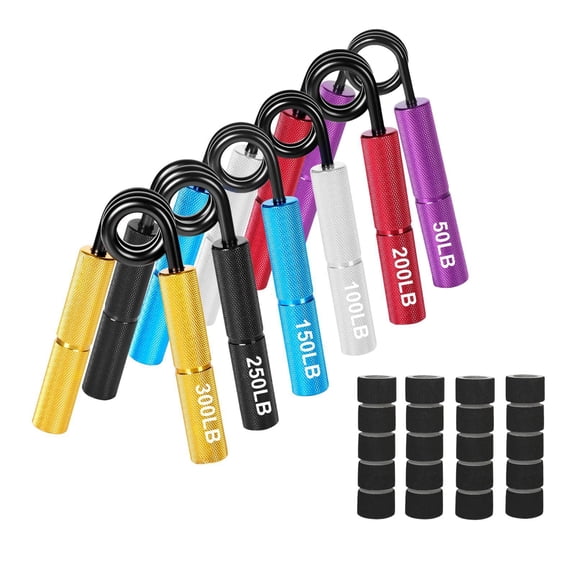 harayaa 6Pcs Hand Grip Strengthener Exercise Fitness Manual Hand Exerciser Grip Strength