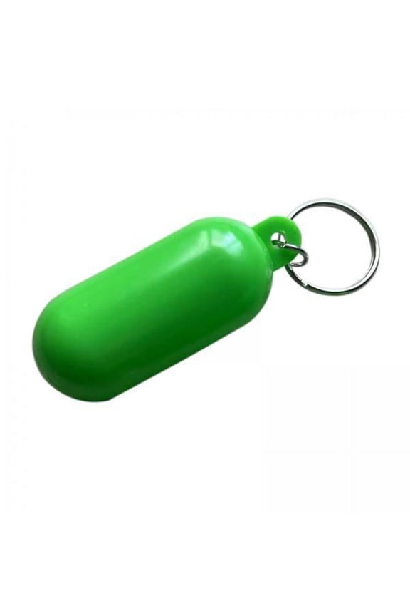 6xFloating Keychain Floatable Floating Key Holder for Drifting Boating Sailing Green