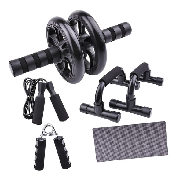 harayaa Abs Roller Wheel Hand Gripper 2 Push up Bars for Beginners and Advanced Users 6PCS