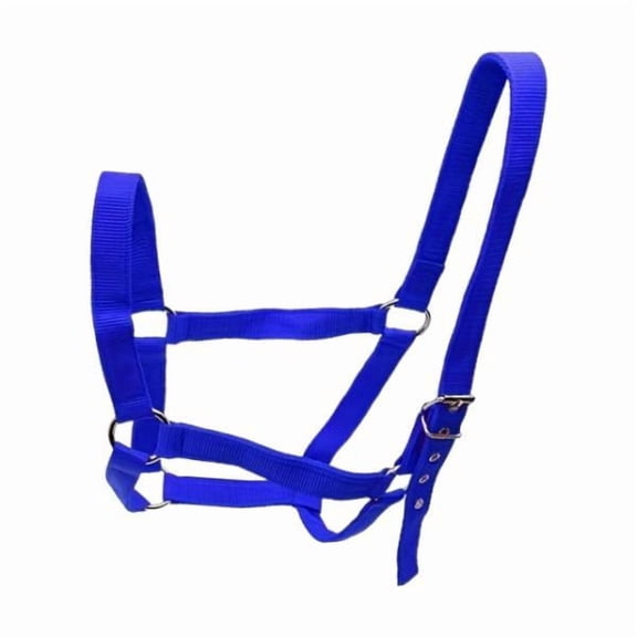 harayaa Adjustable Horse Halter Rope Harness Wear Resistant Horse Training Equipment for blue