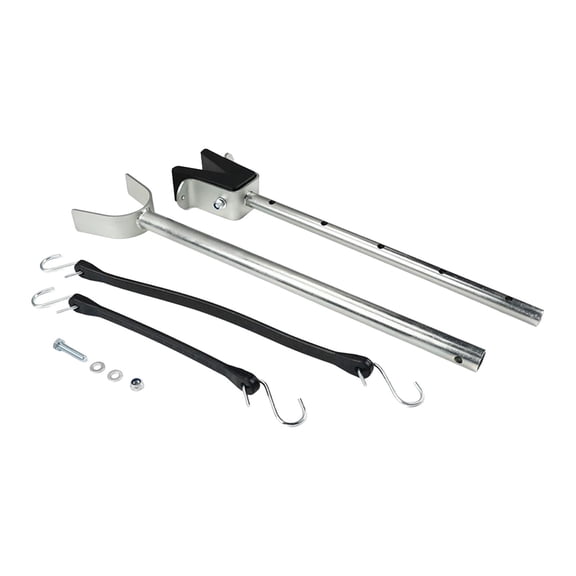 harayaa Adjustable Transom Guard for Boat, with Composite Head to Hold Motor, Roller And