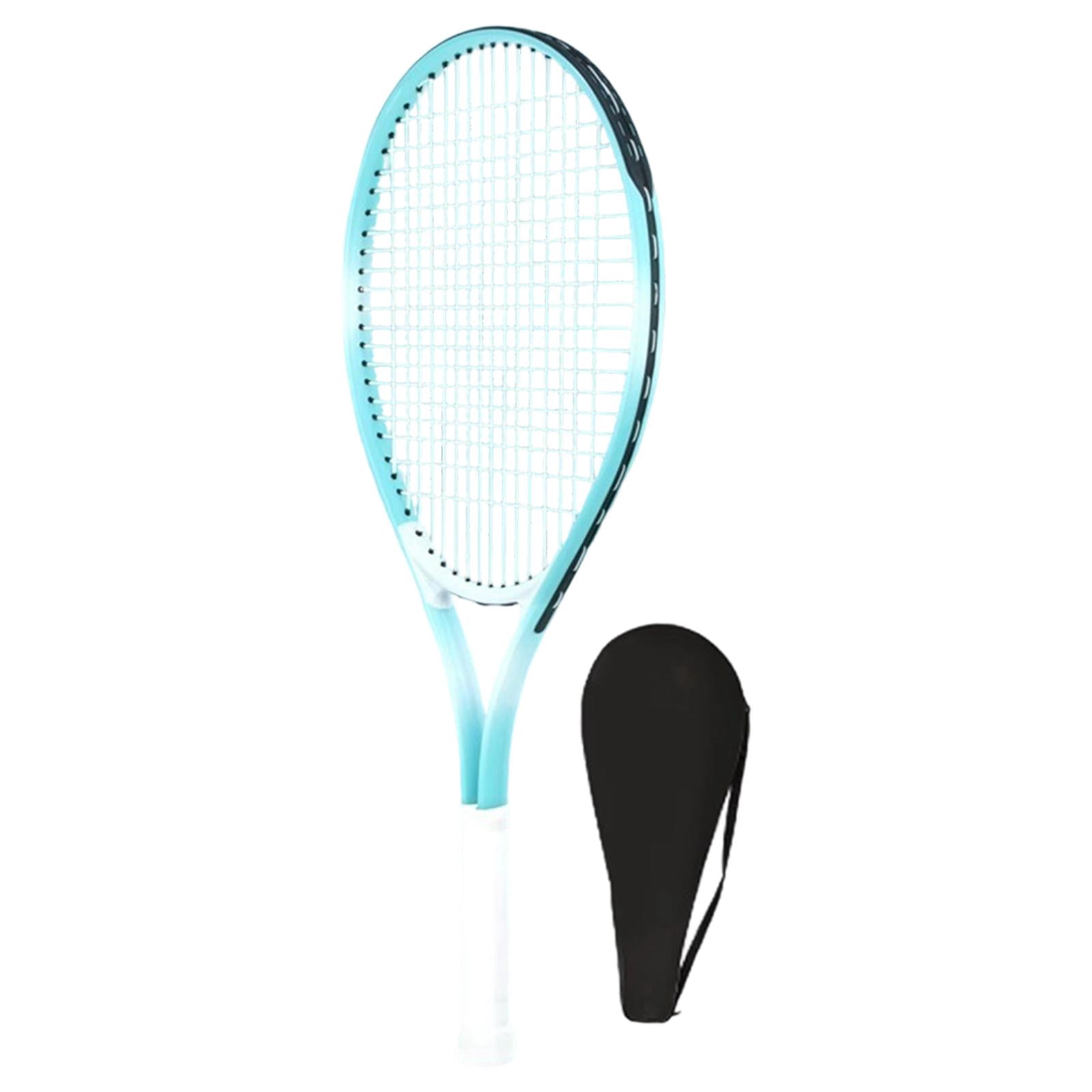 harayaa Adult Alloy Tennis Racket Portable Pre Strung Racket for Training Tennis Racquet Blue