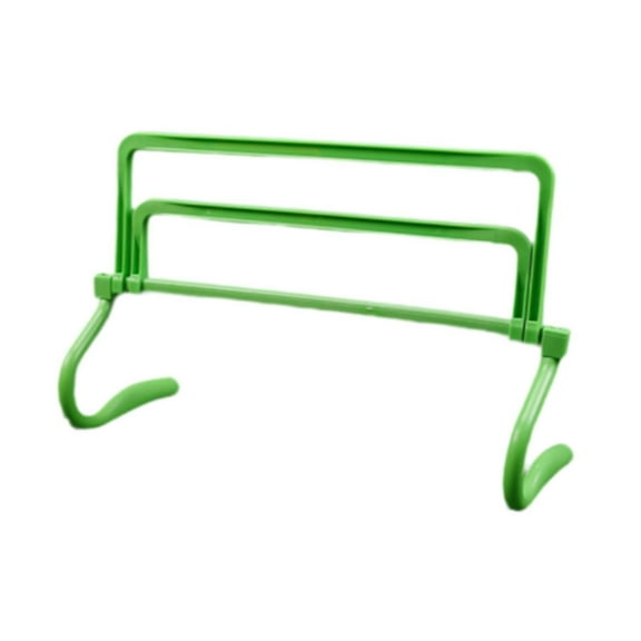harayaa Agility Hurdle Adjustable Obstacles Jumping Bar Set Speed Training Equipment Set green