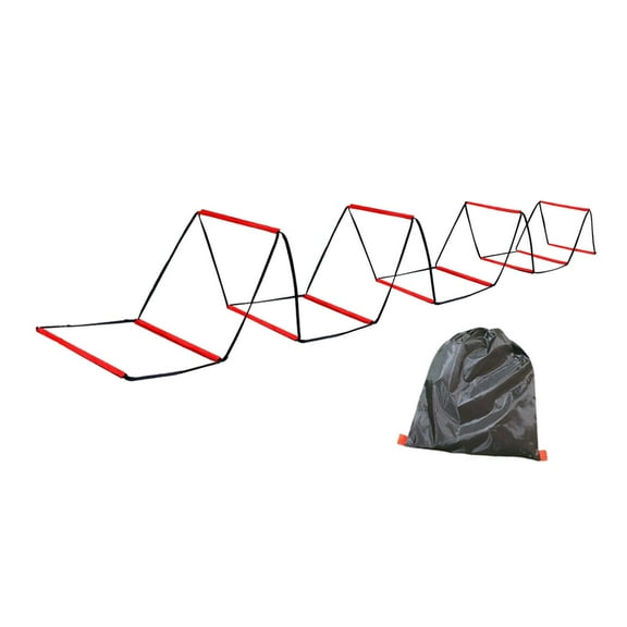harayaa Agility Ladder 42 Cmx42 cm Lightweight Workout Multifunctional Practical Balance 12 Grids With Bag