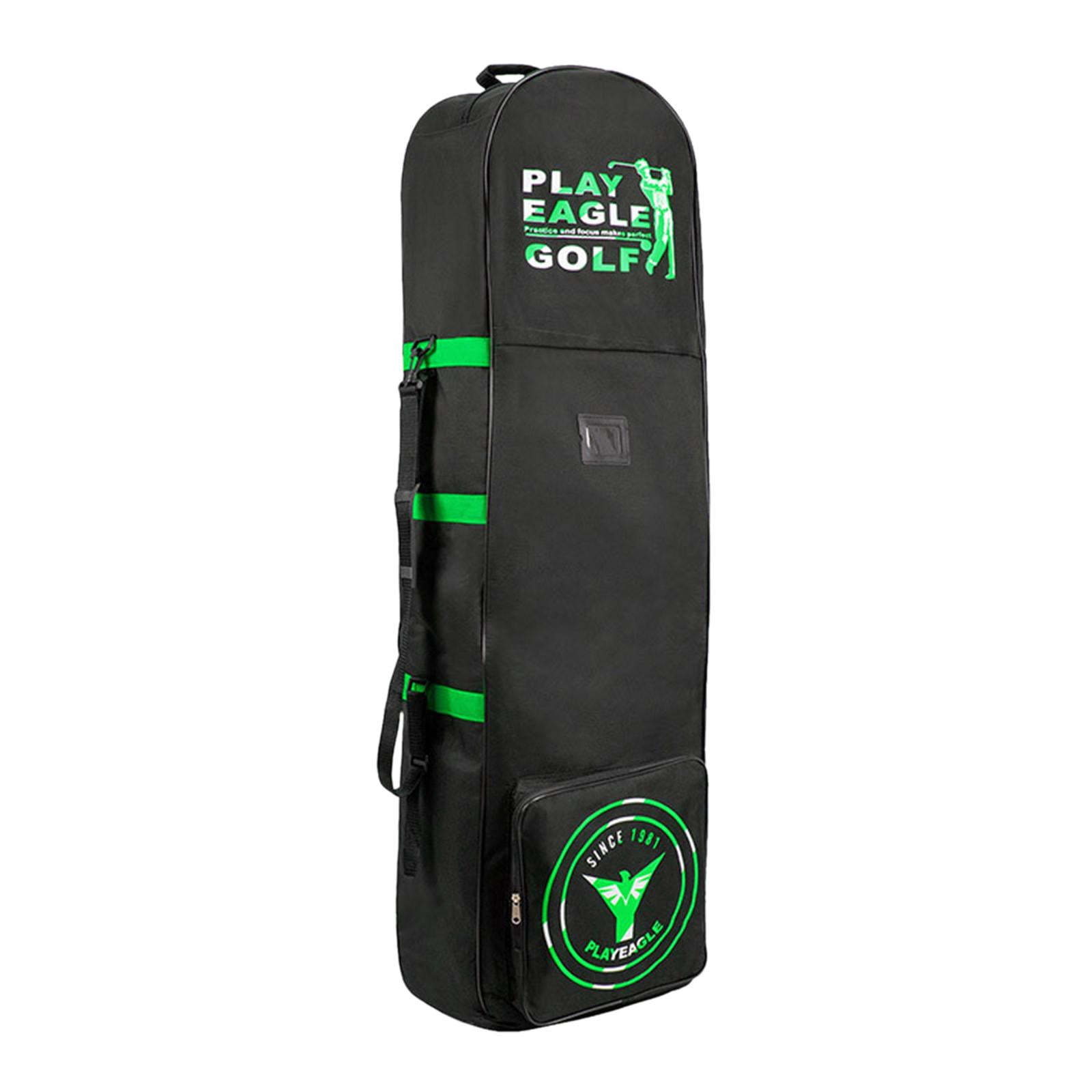 harayaa Airline Golf Travel Bag Golf Travel Cover Zipper Foldable Storage Bag Golf Clubs Green