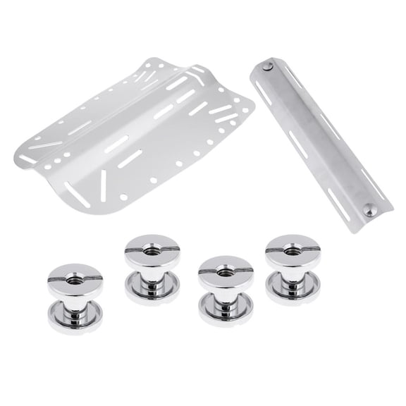 harayaa Aluminum Scuba Diving Dive BCD Harness Backplate with Single
