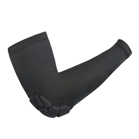 harayaa Arm Sleeve Stretchy Arm Protection Elbow Pad for Gym Baseball Protection Cycling Men Women Black XL
