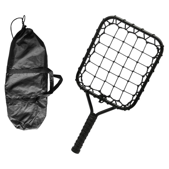 harayaa Baseball Practice Racket, Softball Racquet, Iron Tube Frame Technique Practicing Black