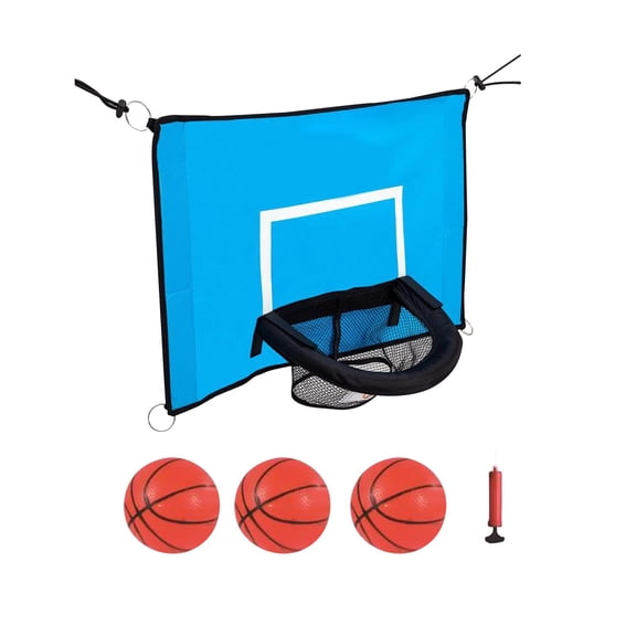 harayaa Basketball Hoop for Trampoline Basketball Training Outside Indoor Outdoor Sports Style A