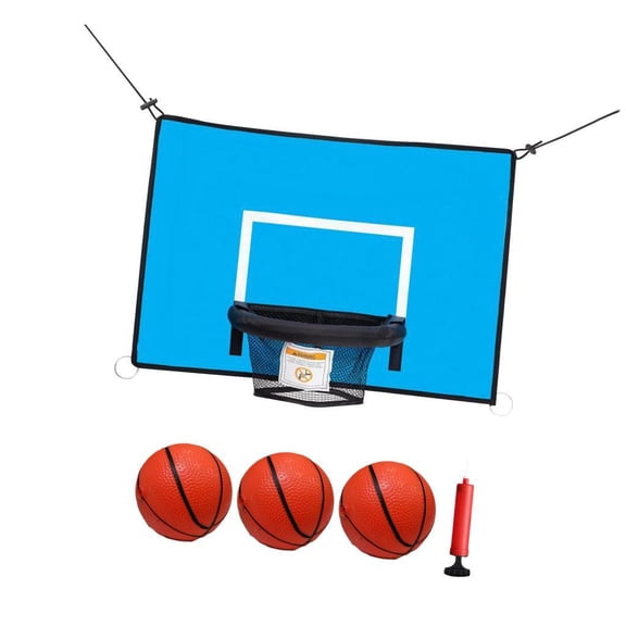 harayaa Basketball Hoop for Trampoline Basketball Training Outside Indoor Outdoor Sports Style D