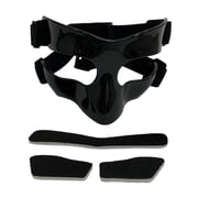 harayaa Basketball Mask Adjustable Face Protection Face Guard for Broken Nose for Soccer 14cmx9cm