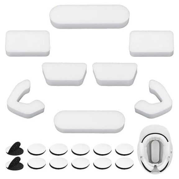 harayaa Batting Helmet Padding Cushioning Removable Universal Reusable 2cm Thickened White