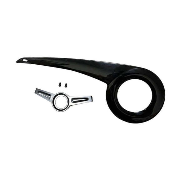 harayaa Bike Chain Cover Shell Bike Chain Guard Protective Lightweight Replacement Chain Black