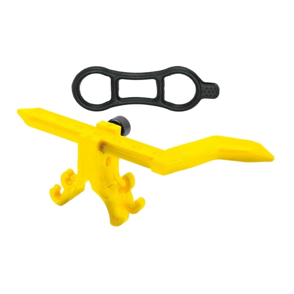 harayaa Bike Wheel Truing Stand Easily to Use Cycling Maintenance Tuning Tool Bike Wheel Yellow Without Gauge