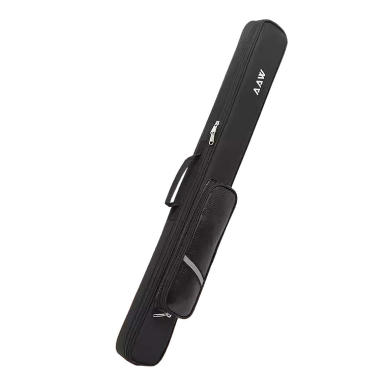 Pool Cue Case Billiard Pool Cue Stick Carrying Case Bag Black Pools Stick Cases, Pools Sticks Bag For Carrying The 1/2 Billiard Sticks, Billiards Cues Cases 32 Inches Snooker Storage Carryings Bags