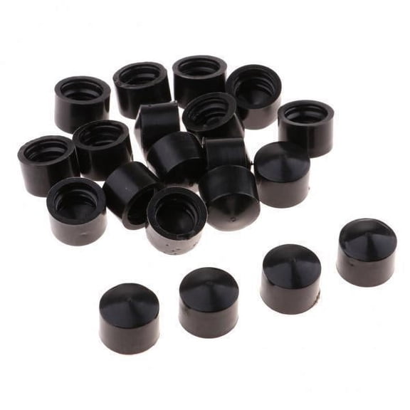 harayaa Black Skateboard Longboard Truck Replacement Cups - Skateboarding Hardware, Keep Longboard/ Skateboard Trucks , 60 Pieces, 12mm