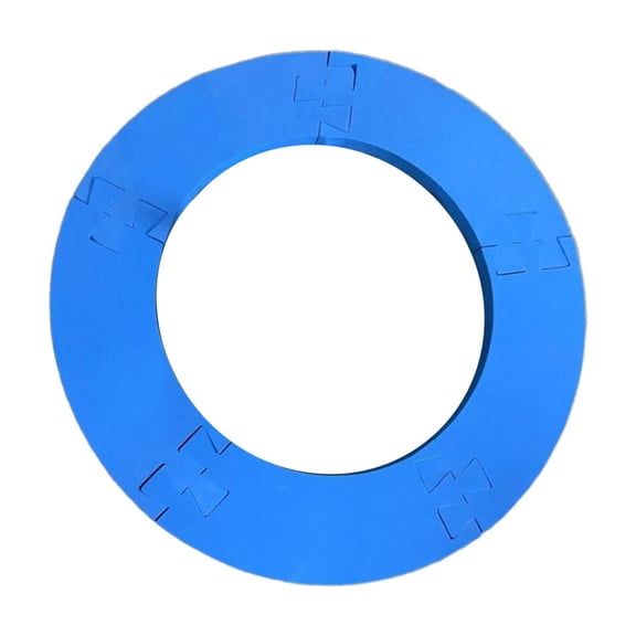 harayaa Board Wall Protector EVA Border Round Spliced for Game Room Office Blue