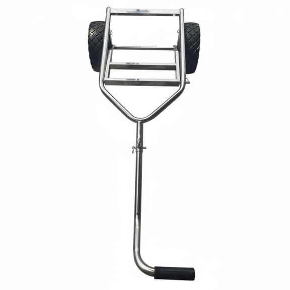 harayaa Boat Trolley Cart Trailer Aluminum Foldable Design for Easy Storage and Portability for Anglers Docks and Shorelines