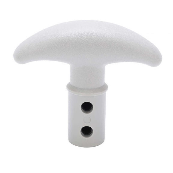 harayaa Boats Paddle Replacement T Handle Accessory Small Size Convenient Easily Install White