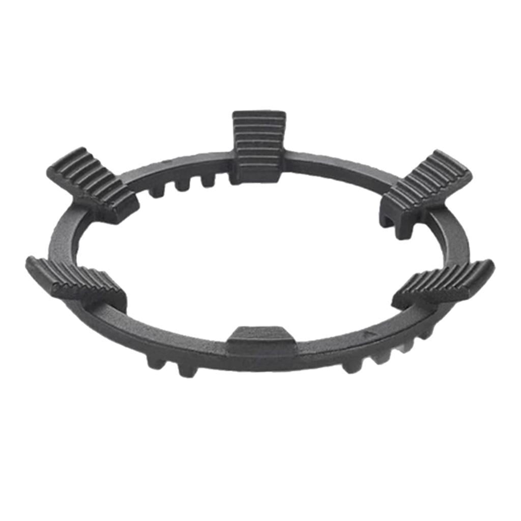 harayaa Cast Iron Wok Support Ring Pot Holder Heat Resistant Cooker Anti Slip Sturdy Wok