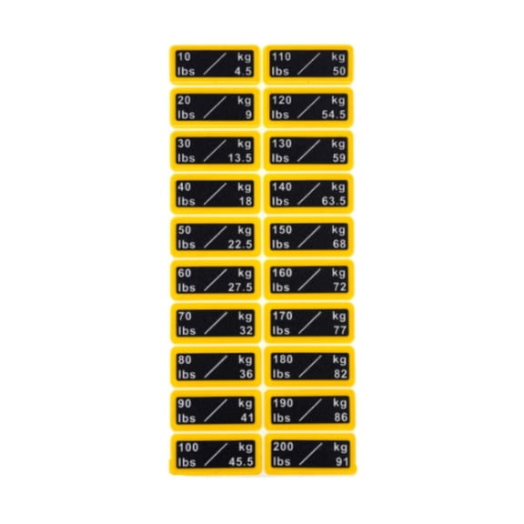 harayaa Circuit Breaker Label Sticker Number Stickers Strength Training Sporting Goods Resistance Trainers Weight Stack Labels Decals 3.2cmX1.3cm