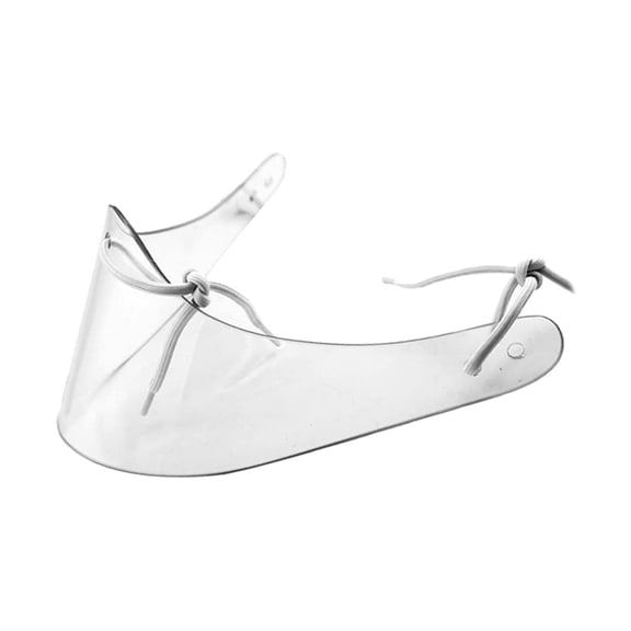 harayaa Clear PC Neck Guard Hockey Goalie Throat Protector Round Style Ice Hockey Junior