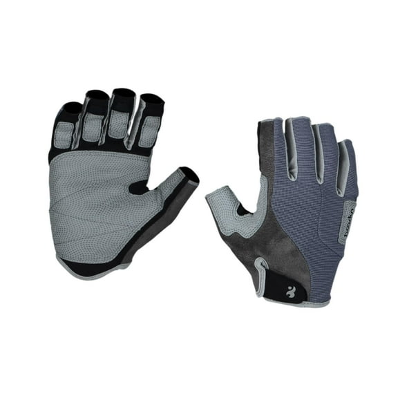 harayaa Climbing Gloves for Adults Sailing Gloves for Weightlifting Exercise Boating Gray L