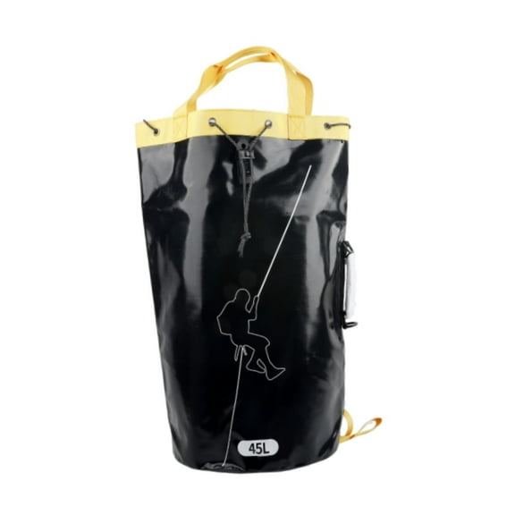 harayaa Climbing Rope Bag, Arborist Rope Bag, PVC Cube Backpack, Rope Carry Bag for Rock 45L