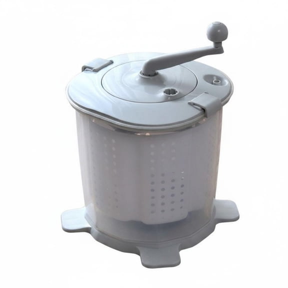 harayaa Compact Hand Crank Washer Manual Laundry Centrifuge Quick Wash Small Load Solution for Students Gym Wear Baby Clothes and Dorm Life